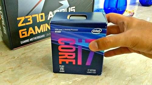CPU Intel Core i7 8700 Coffee Lake LGA1151 Intel Core i7-8700 Coffee Lake Desktop Processor i7 8th Gen